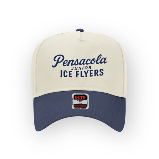 Pensacola Junior Ice Flyers Two-Tone Script Cap