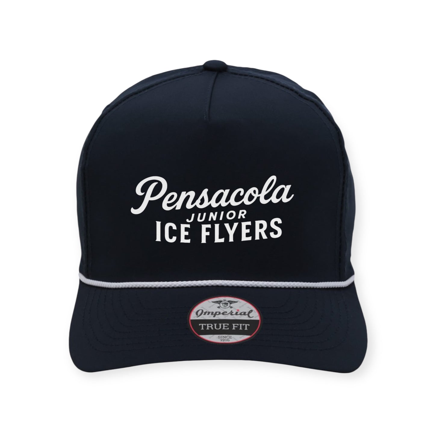 Pensacola Jr. Ice Flyers Script Rope Hat