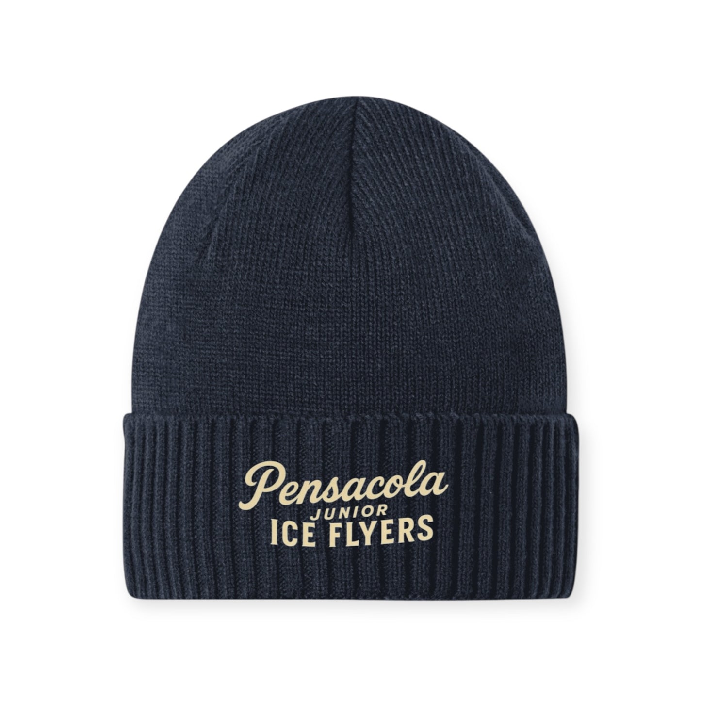 Pensacola Junior Ice Flyers Script Beanie