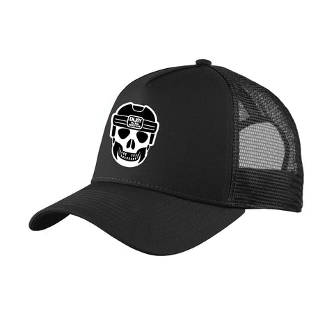 Skull Snapback Trucker Hat