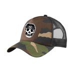 Skull Snapback Trucker Hat