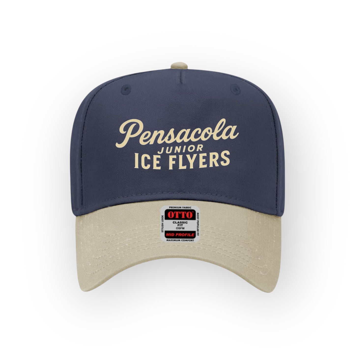 Pensacola Junior Ice Flyers Two-Tone Script Cap