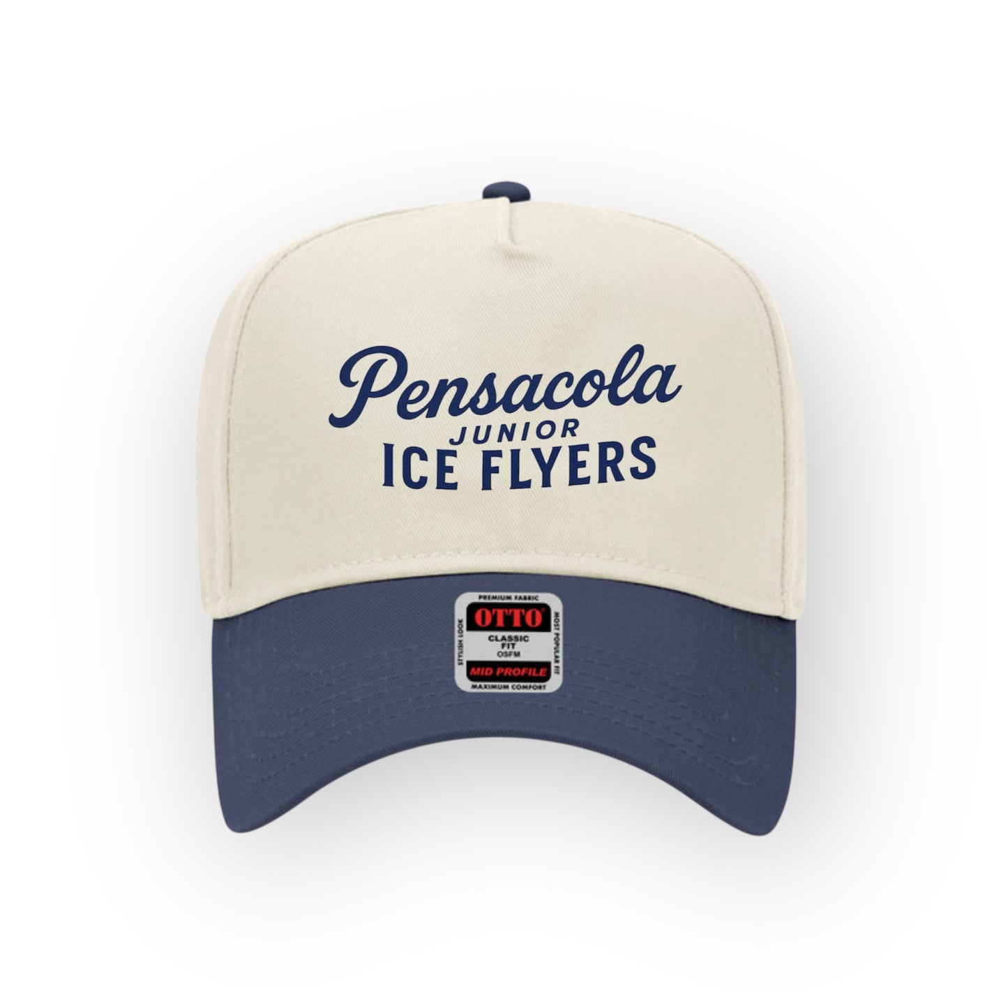 Pensacola Junior Ice Flyers Two-Tone Script Cap