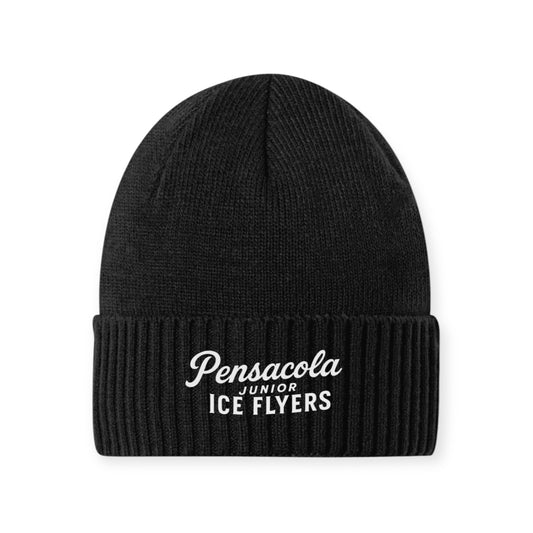 Pensacola Junior Ice Flyers Script Beanie